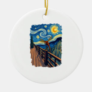 Dragonfly Lovers Artistic Dragonfly Ceramic Ornament