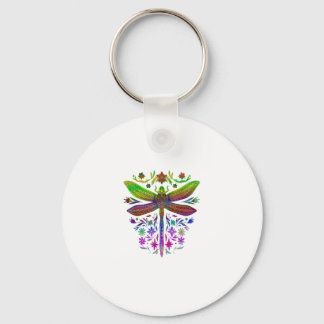 Dragonfly Lovers Nature Insect Art Dragonflies Dra Keychain