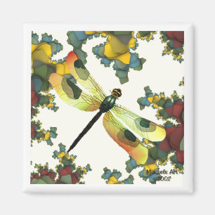 Dragonfly Magnet ( Fall Colours)