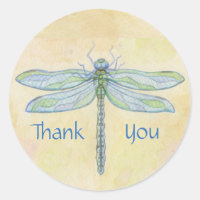 Dragonfly merci autocollant