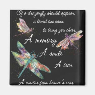 Dragonfly Message Magnet 2