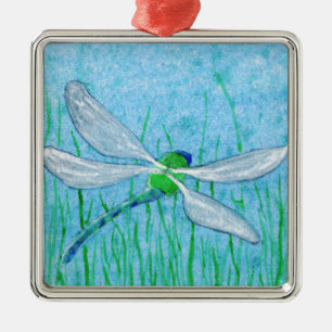Dragonfly Metal Ornament