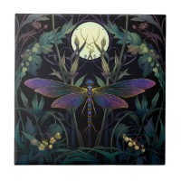 Dragonfly Moon Tile (Swamp Collection)