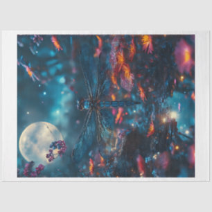 Dragonfly Moon Tissue Paper