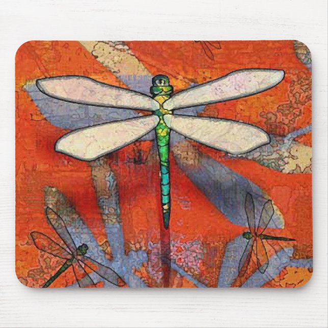 Dragonfly Mouse Pad (Front)