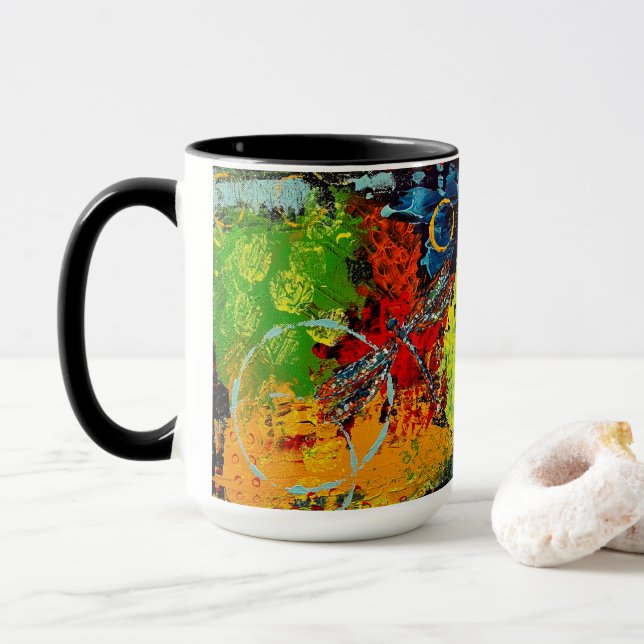 Dragonfly Mug (With Donut)