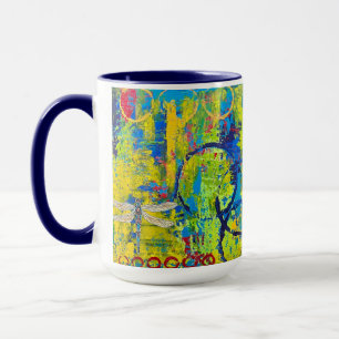 Dragonfly Mug Blue