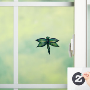 Dragonfly Nature Art Dragonflies Window Cling