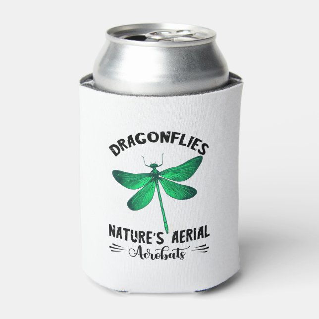 Dragonfly Nature Insect Nature's Aerial Acrobat Dr Can Cooler (Can Front)