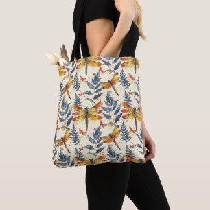 Dragonfly Nature Themed Tote Bag