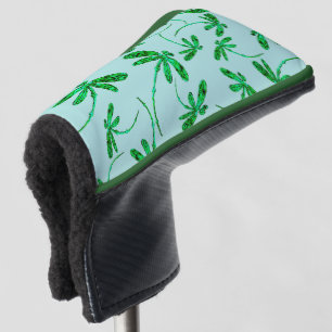 Dragonfly Neon Green Golf Head Cover