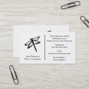 Dragonfly Odonatologist Business Card