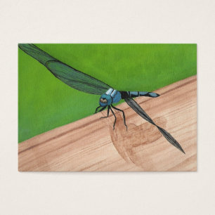 Dragonfly on a Rail Artist Trading Card