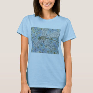 Dragonfly on a Starry Night T-Shirt