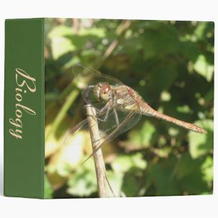 Dragonfly on a Twig Custom Biology Binder
