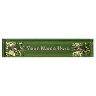 Dragonfly on a Twig Custom Nameplate