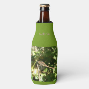 Dragonfly on a Twig Personalized Bottle Cooler
