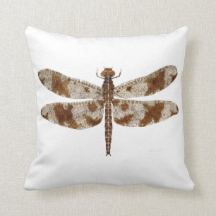 Dragonfly on both sides throw pillow