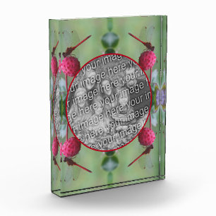 Dragonfly On Dogwood Fruit Create Your Own Photo Block