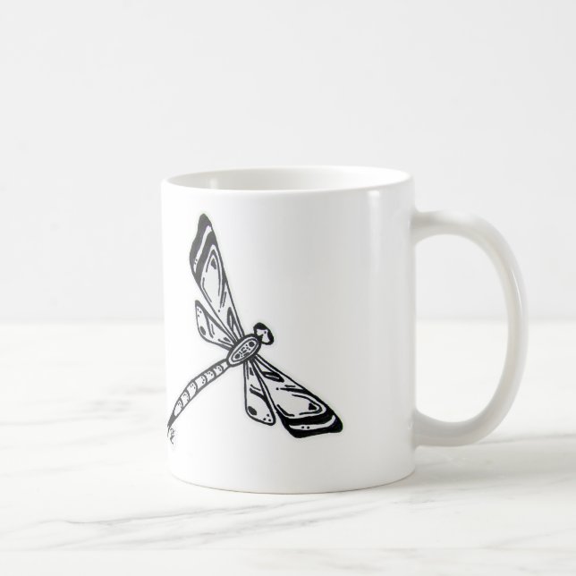 Dragonfly Original Deirdre J Designs Mug (Right)