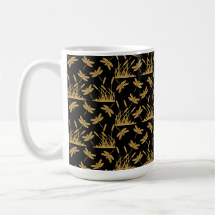 Dragonfly Patterned Decor Coffee Mug