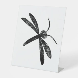 Dragonfly pedestal sign