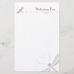 Dragonfly Personal Note Paper