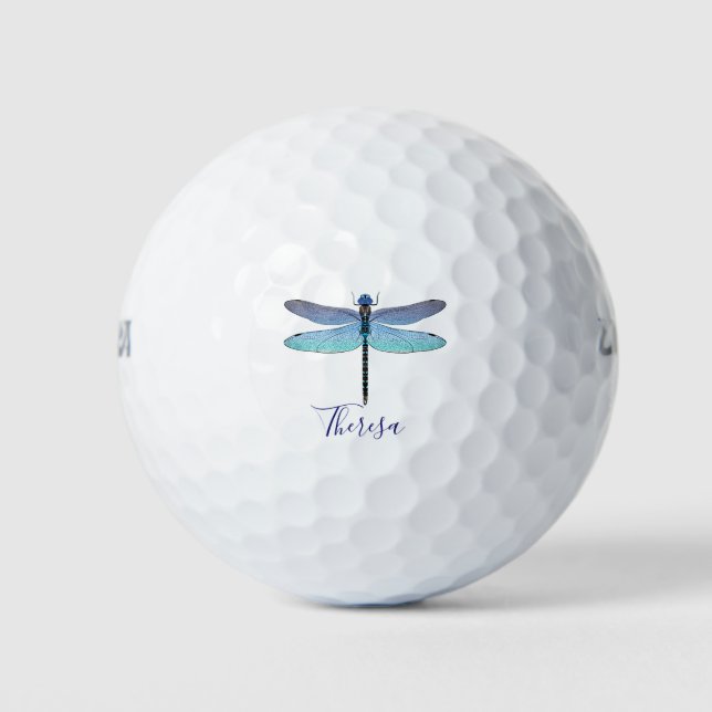 Dragonfly Personalized Golf Balls (Front)