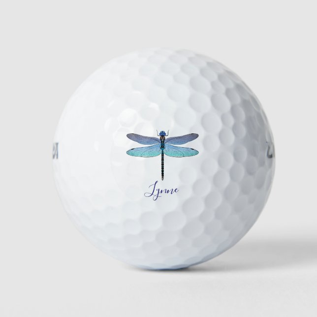 Dragonfly Personalized Golf Balls (Front)