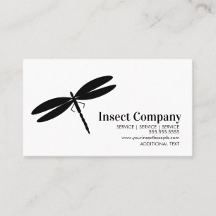 Dragonfly Pest Control  Company Logo  Business Card