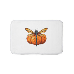 Dragonfly Pumpkin Lazy Halloween Party Costume Kid Bath Mat