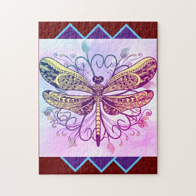 Dragonfly Puzzle (Vertical)