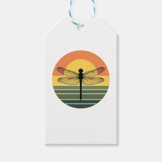 Dragonfly Retro (2) Gift Tags