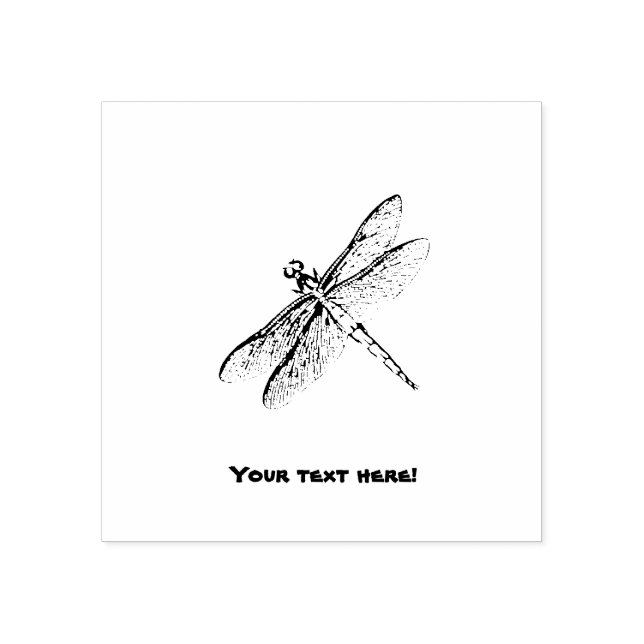 Dragonfly Rubber Stamp (Imprint)
