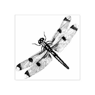 Dragonfly  rubber stamp