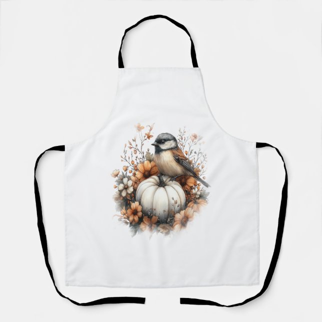 Dragonfly Shirt Country Pumpkin Apron (Front)
