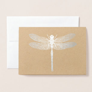 Dragonfly Simple Foil Card