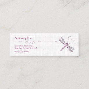Dragonfly 'Skinny' Personal Calling Cards