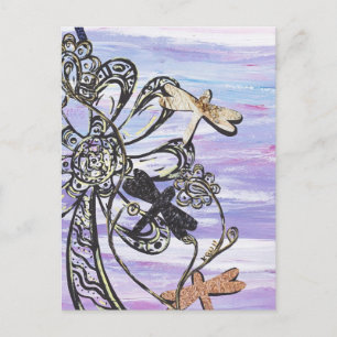 Dragonfly Sky Postcard