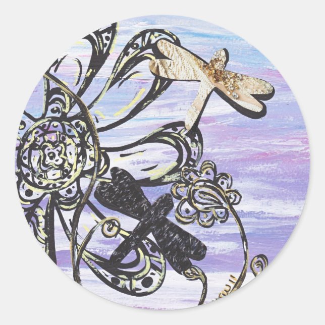 Dragonfly Sky stickers (Front)