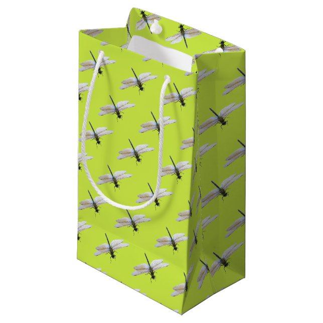 Dragonfly Small Gift Bag (Front Angled)