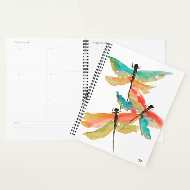 Dragonfly Spiral Planner (8.5x11) (Display)