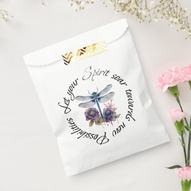 Dragonfly - spirit of new possibilities favour bag (Sealed)