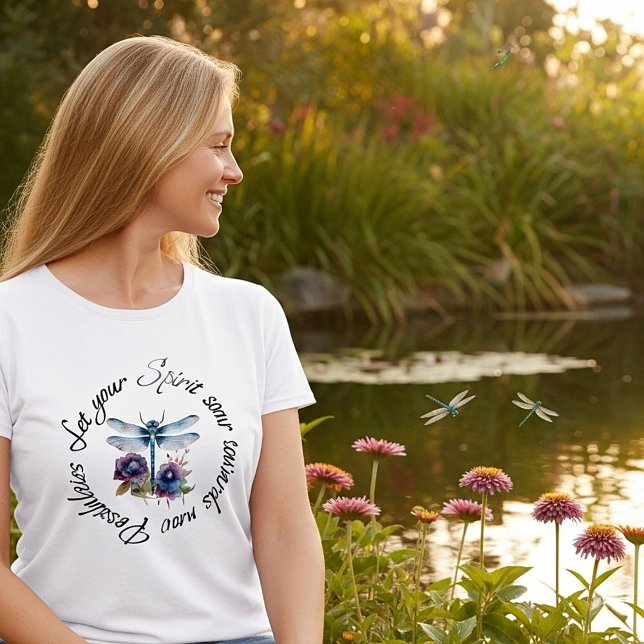 Dragonfly - spirit of new possibilities T-Shirt (Creator Uploaded)