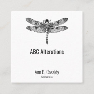 Dragonfly Square Business Card