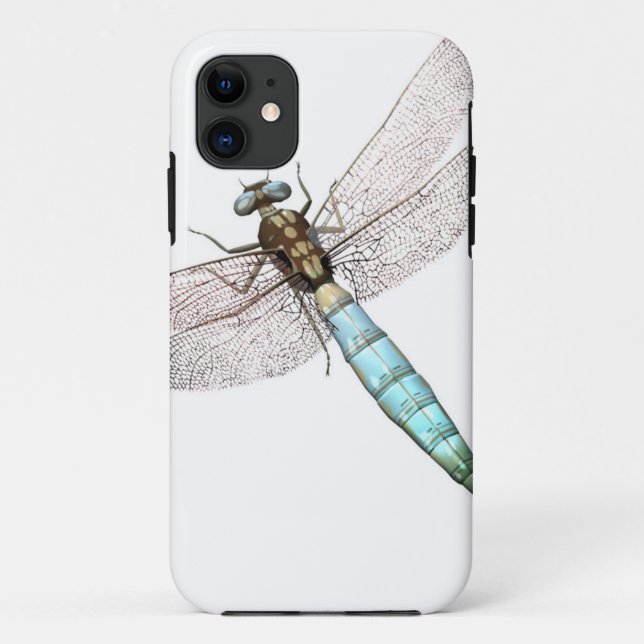 Dragonfly sur le coque iphone Coque blanc (Dos)