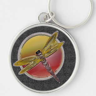 Dragonfly Symbolic Art Keychain