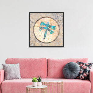 Dragonfly Talking Canyons, New Mexico Canvas Print
