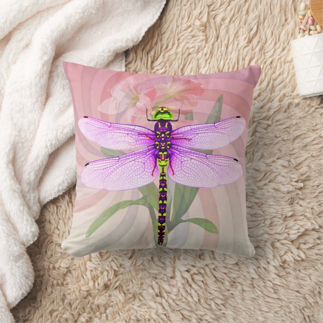 Dragonfly   throw pillow (Blanket)