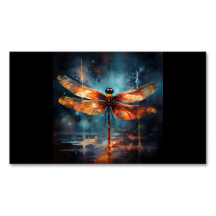 dragonfly tile coaster 	Magnetic business card